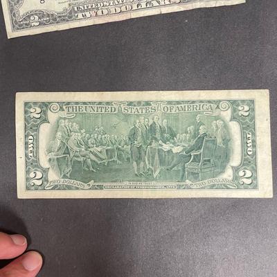 1934 Five Dollar Bill, Uncut $2 Bills, $500 Gold Certificate (ST-SS)