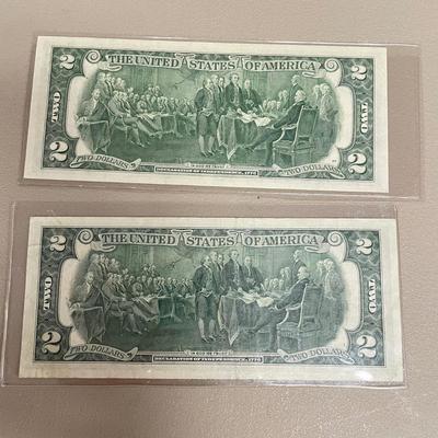 1934 Five Dollar Bill, Uncut $2 Bills, $500 Gold Certificate (ST-SS)