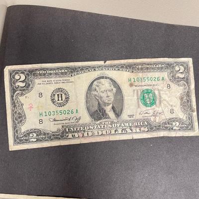 1934 Five Dollar Bill, Uncut $2 Bills, $500 Gold Certificate (ST-SS)