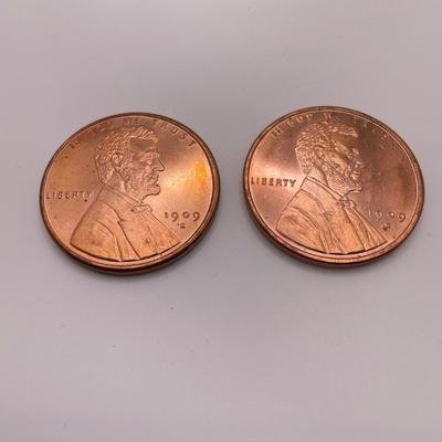 Five 1oz .999 Fine Copper Coins (ST-SS)