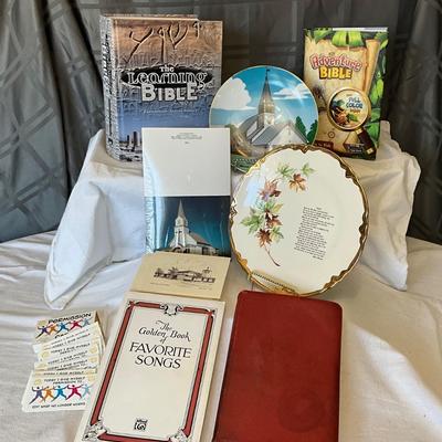 Bibles, plates, cards etc
