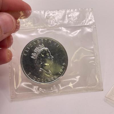 Nine Canadian Silver $5 Coins (ST-SS)