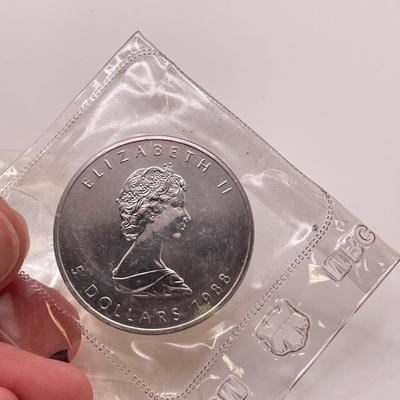 Nine Canadian Silver $5 Coins (ST-SS)