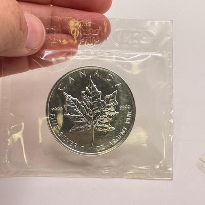Nine Canadian Silver $5 Coins (ST-SS)