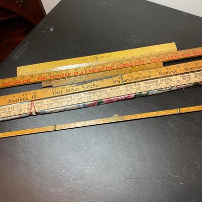 Miscellaneous Rulers and Yard Sticks