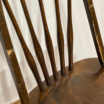 Antique Windsor Bow Back Chair