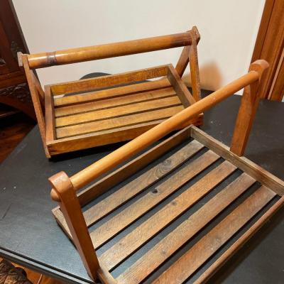 Primitive Wood Gathering Baskets