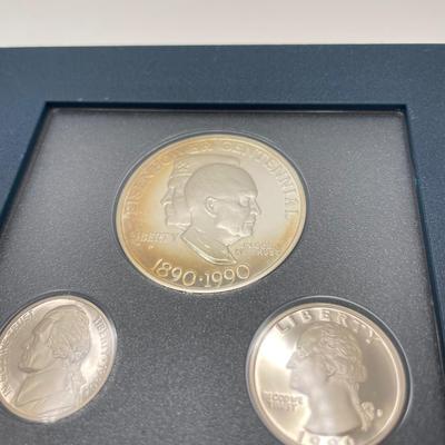 Mint 1990 Prestige Set, Silver Liberty Dollars (ST-SS)
