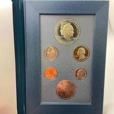 Mint 1990 Prestige Set, Silver Liberty Dollars (ST-SS)