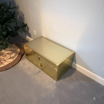 Golden Cedar Lined Trunk with Key #2