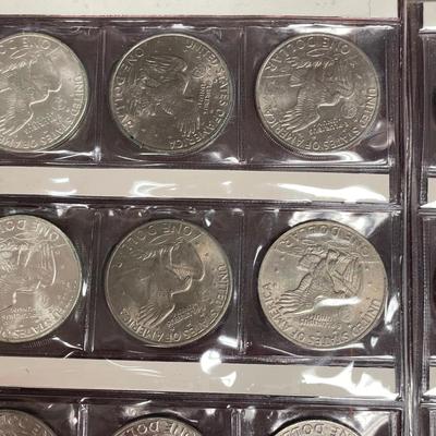 Two Eisenhower Dollar Coin Books (ST-SS)