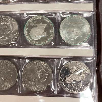 Two Eisenhower Dollar Coin Books (ST-SS)