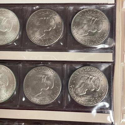 Two Eisenhower Dollar Coin Books (ST-SS)