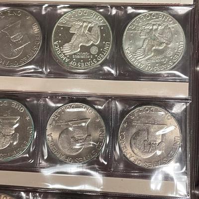 Two Eisenhower Dollar Coin Books (ST-SS)