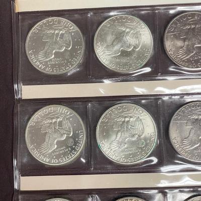 Two Eisenhower Dollar Coin Books (ST-SS)