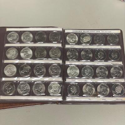 Two Eisenhower Dollar Coin Books (ST-SS)