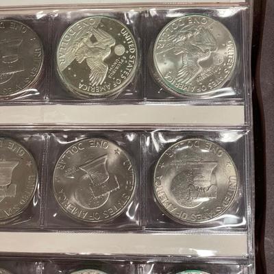 Two Eisenhower Dollar Coin Books (ST-SS)