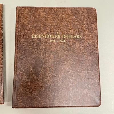 Two Eisenhower Dollar Coin Books (ST-SS)