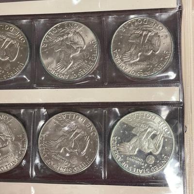 Two Eisenhower Dollar Coin Books (ST-SS)