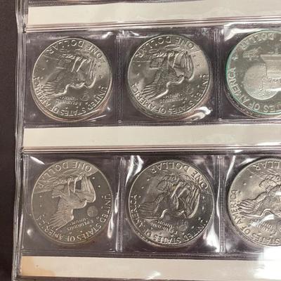 Two Eisenhower Dollar Coin Books (ST-SS)