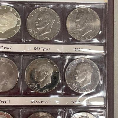 Two Eisenhower Dollar Coin Books (ST-SS)
