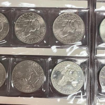 Two Eisenhower Dollar Coin Books (ST-SS)