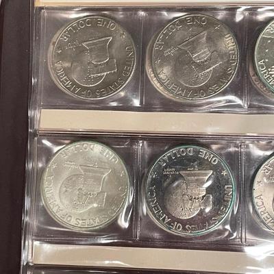 Two Eisenhower Dollar Coin Books (ST-SS)