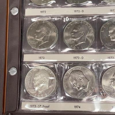 Two Eisenhower Dollar Coin Books (ST-SS)