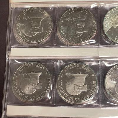 Two Eisenhower Dollar Coin Books (ST-SS)