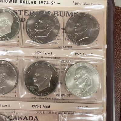 Two Eisenhower Dollar Coin Books (ST-SS)