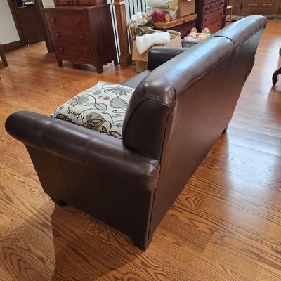 Leather Love Seat