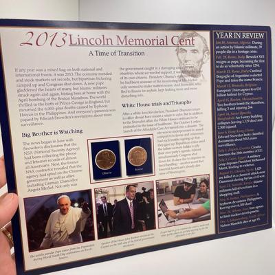 Mint Lincoln Coin & Chronicles Set, Bicentennial Sets & Memorial Cents (ST-SS)