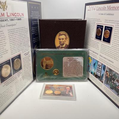 Mint Lincoln Coin & Chronicles Set, Bicentennial Sets & Memorial Cents (ST-SS)