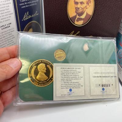 Mint Lincoln Coin & Chronicles Set, Bicentennial Sets & Memorial Cents (ST-SS)