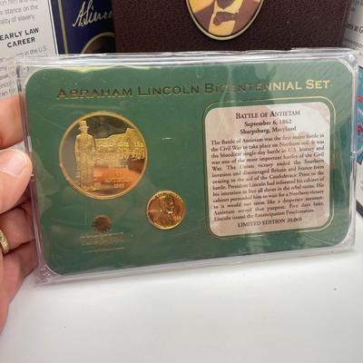 Mint Lincoln Coin & Chronicles Set, Bicentennial Sets & Memorial Cents (ST-SS)