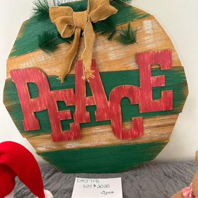 Wonderful Colorful Christmas Sign and friends