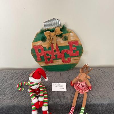 Wonderful Colorful Christmas Sign and friends