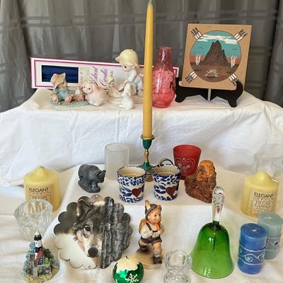 Collectables, with Candle holders