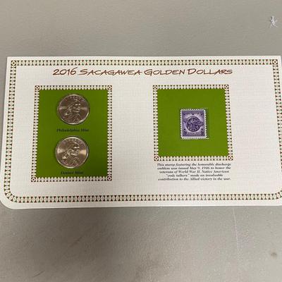 Sacagawea and Susan B Anthony Dollar Coins (ST-SS)
