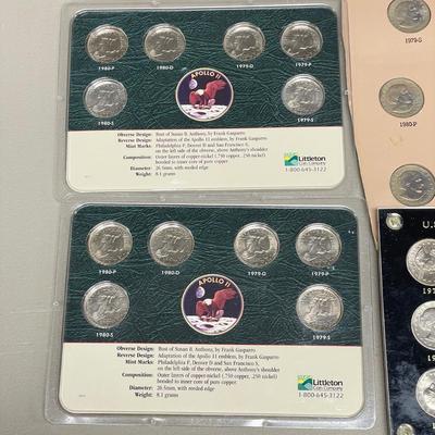 Sacagawea and Susan B Anthony Dollar Coins (ST-SS)