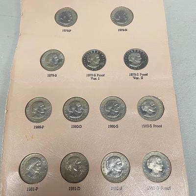 Sacagawea and Susan B Anthony Dollar Coins (ST-SS)