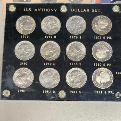 Sacagawea and Susan B Anthony Dollar Coins (ST-SS)