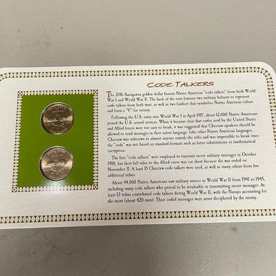 Sacagawea and Susan B Anthony Dollar Coins (ST-SS)