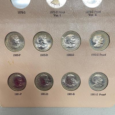 Sacagawea and Susan B Anthony Dollar Coins (ST-SS)