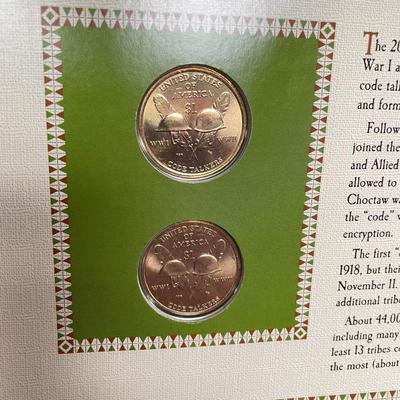 Sacagawea and Susan B Anthony Dollar Coins (ST-SS)