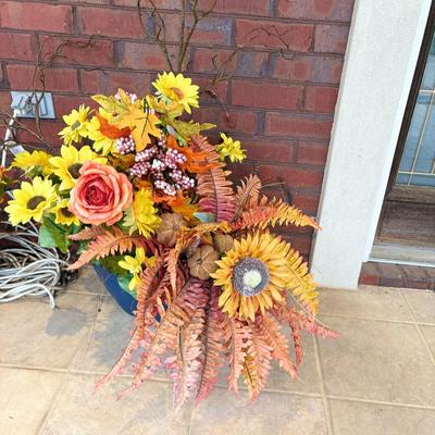 Brighten up your Porch with some Fall Flowers in Pots