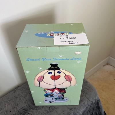 Snowman Lamp #2