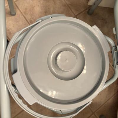 Mobility Assistive Potty Chair Toilet with Bucket