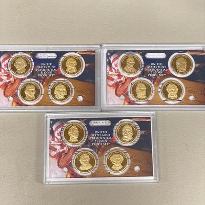 Proof Presidential Dollar Coins (ST-SS)