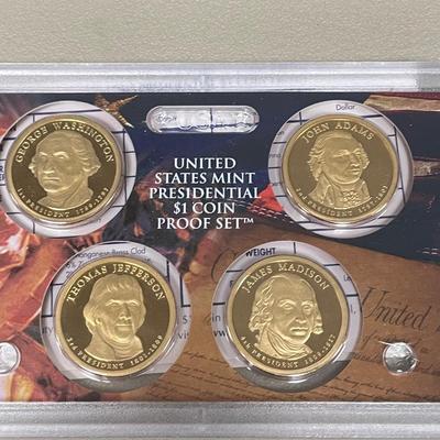 Proof Presidential Dollar Coins (ST-SS)